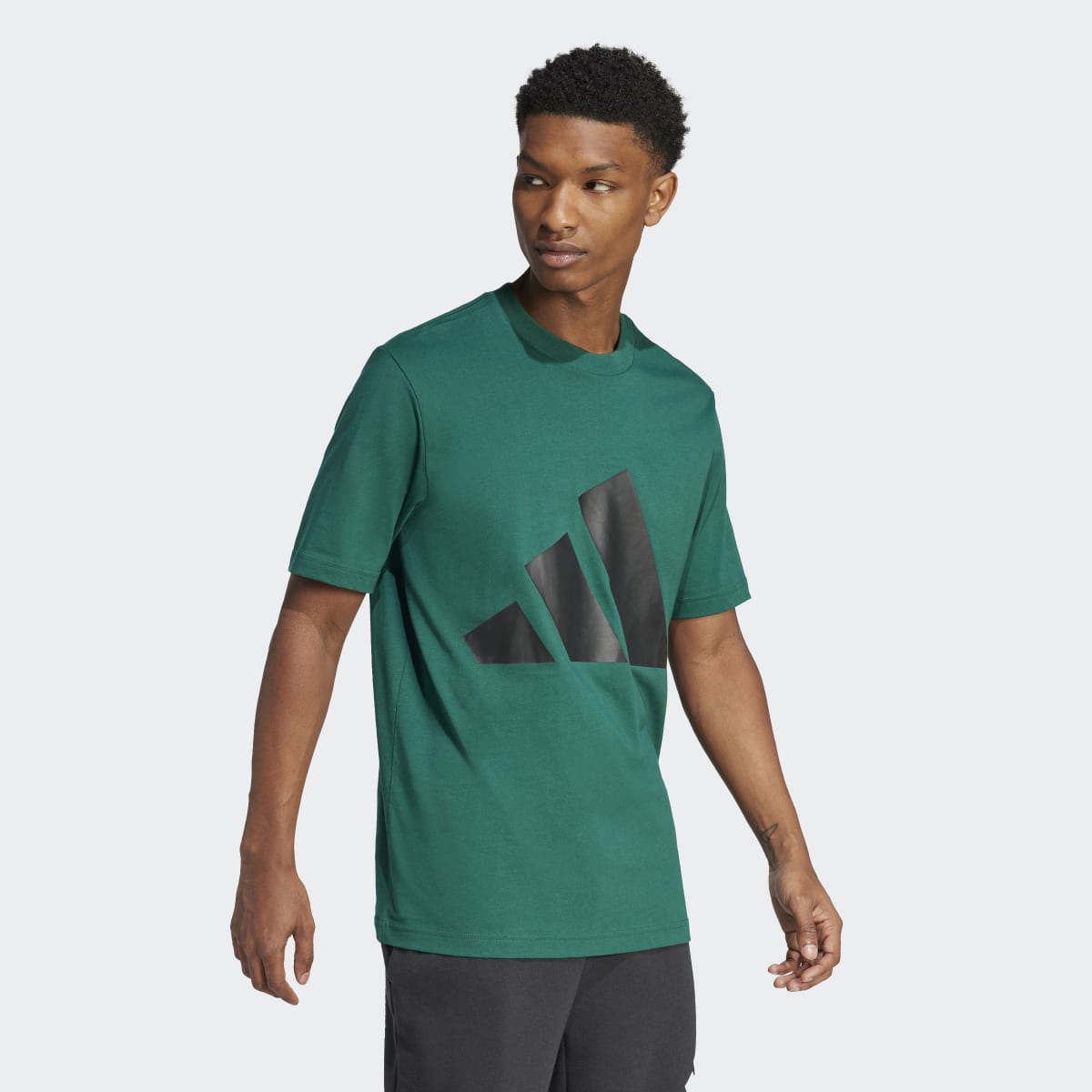 T-shirt de Homem Essentials Big Logo Verde-4