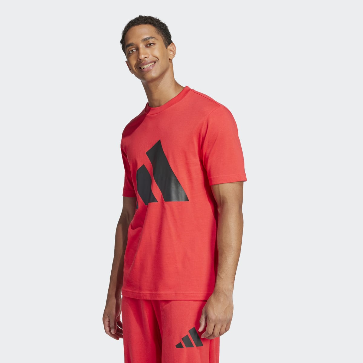T-shirt de Homem Essentials Big Logo Vermelho-1