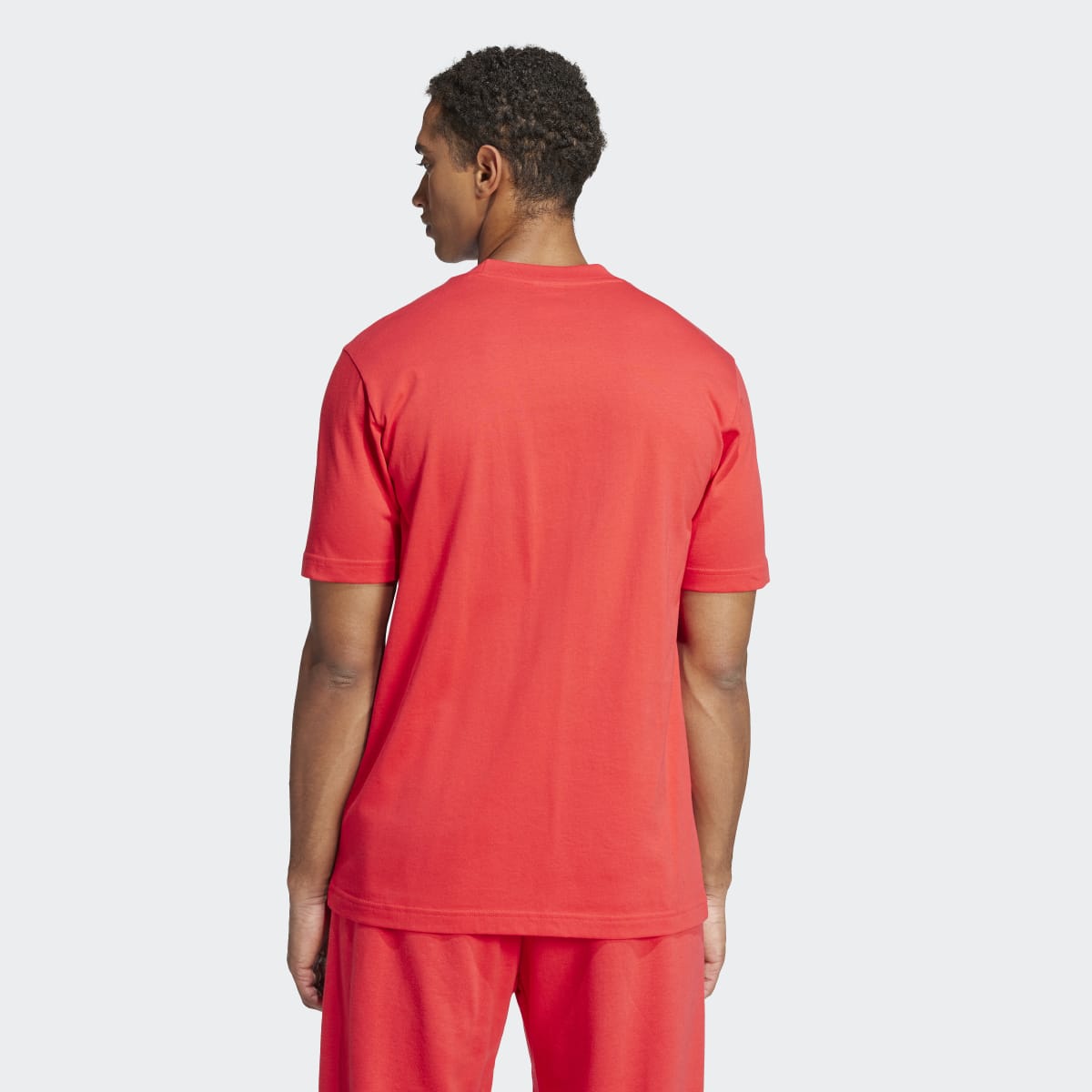 T-shirt de Homem Essentials Big Logo Vermelho-2