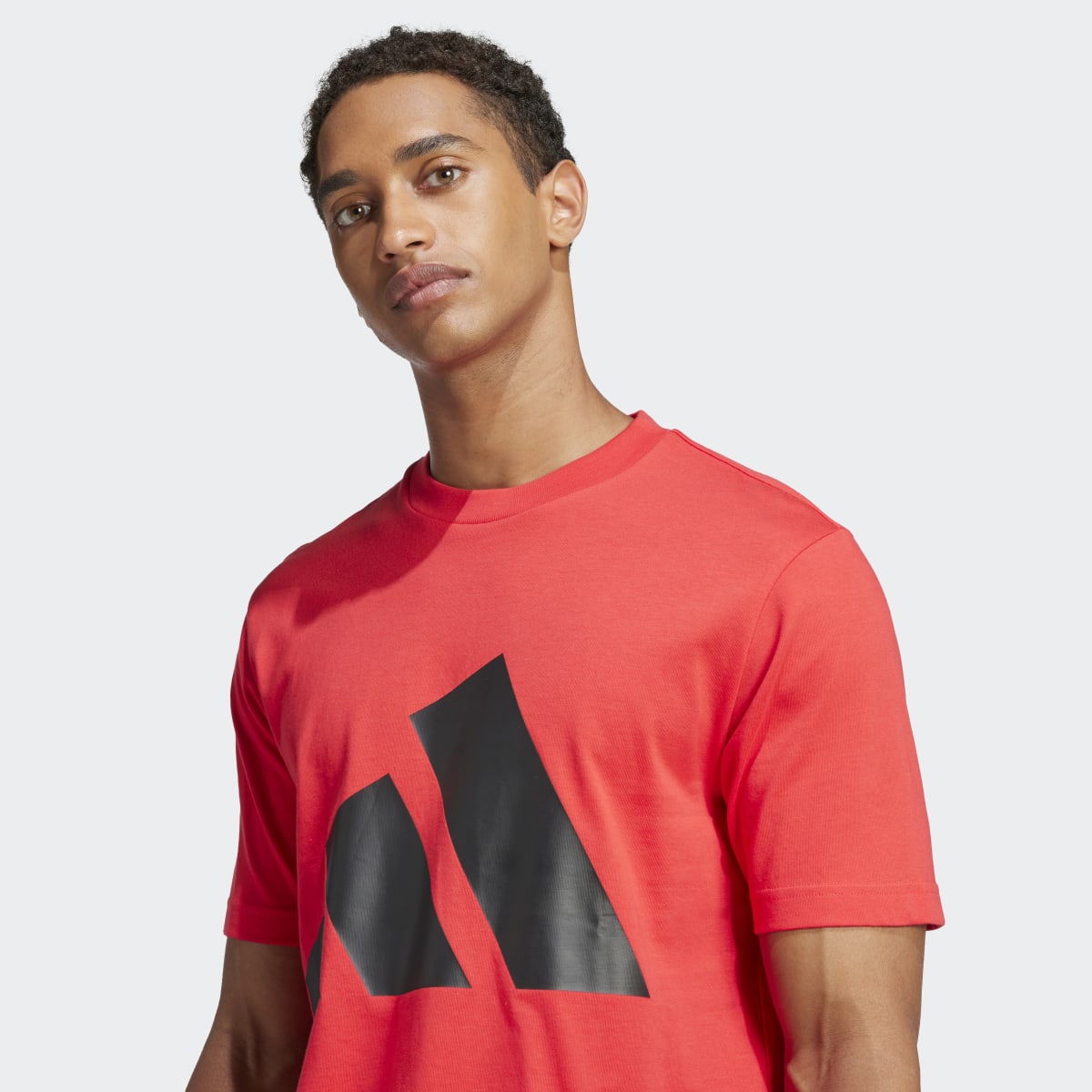T-shirt de Homem Essentials Big Logo Vermelho-3