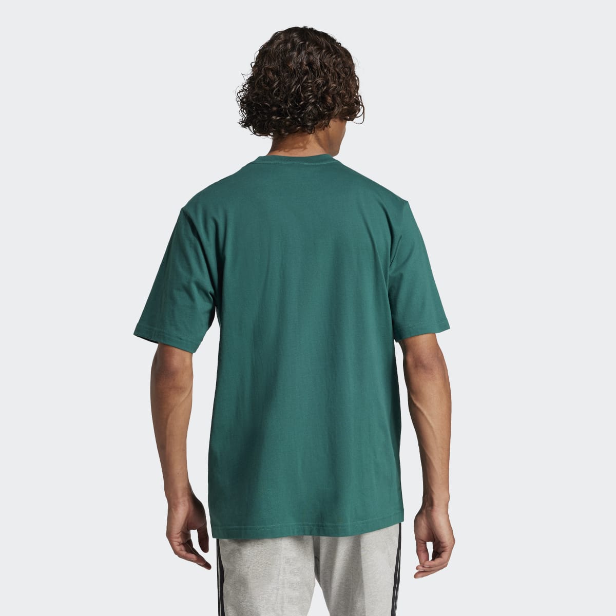 T-shirt de Homem Essentials Linear Single Jersey Verde-2