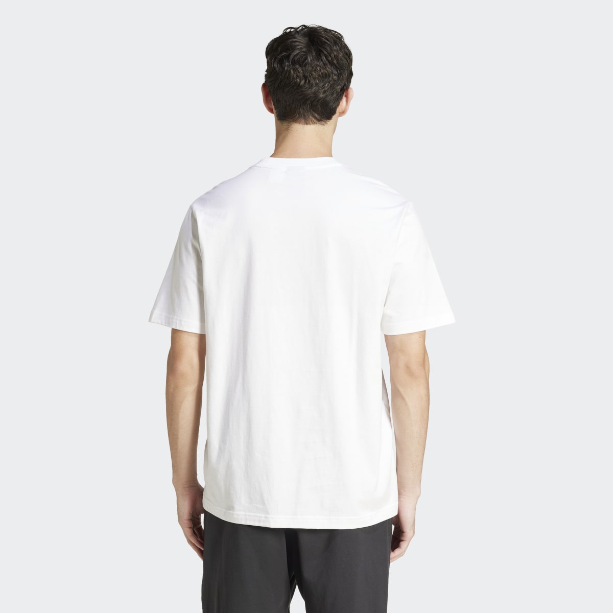 T-shirt de Homem Essentials Linear Single Jersey Branco-2