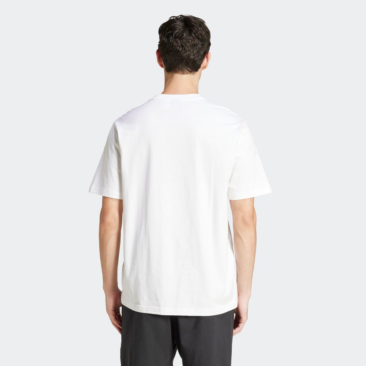 T-shirt de Homem Essentials Linear Single Jersey Branco-2
