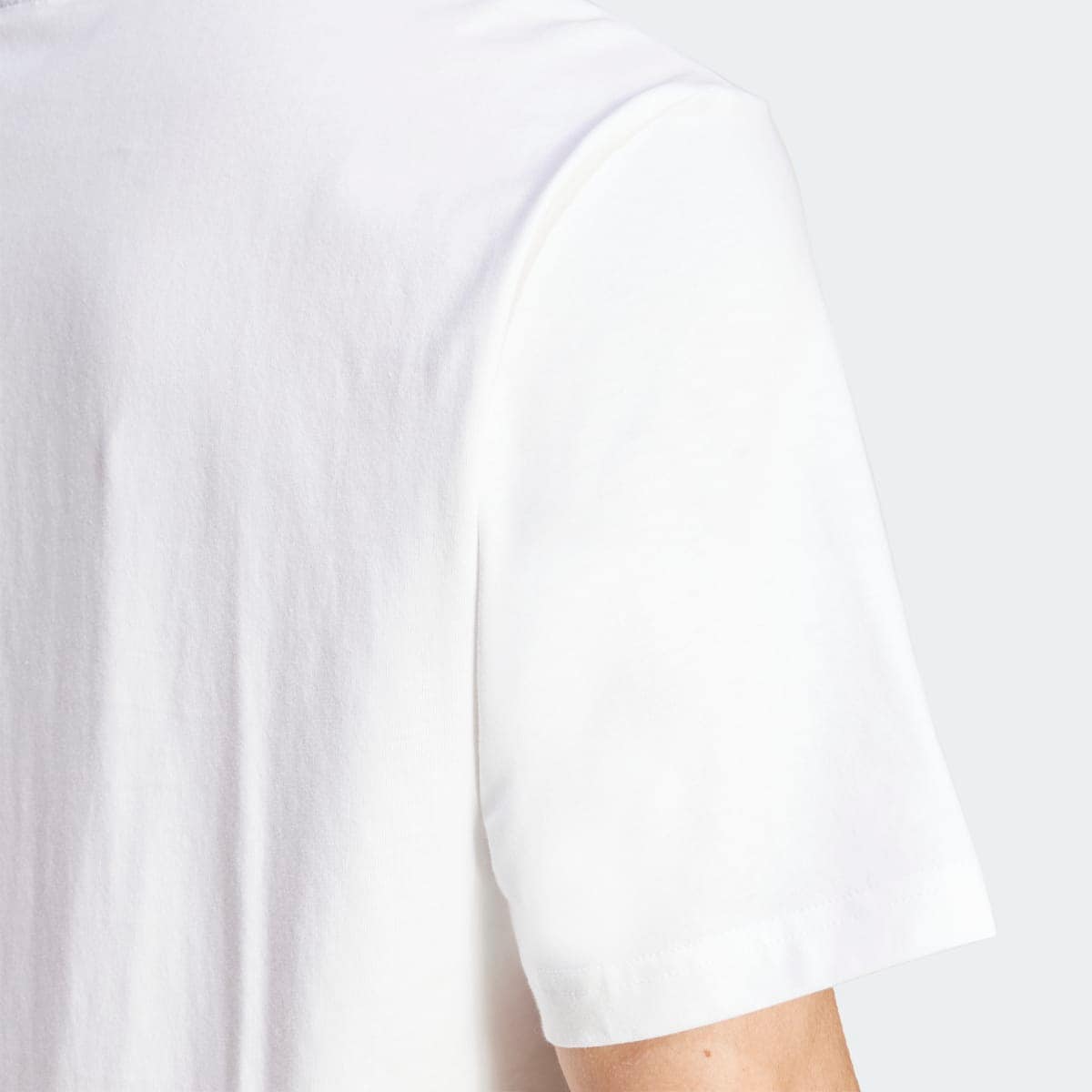 T-shirt de Homem Essentials Linear Single Jersey Branco-4