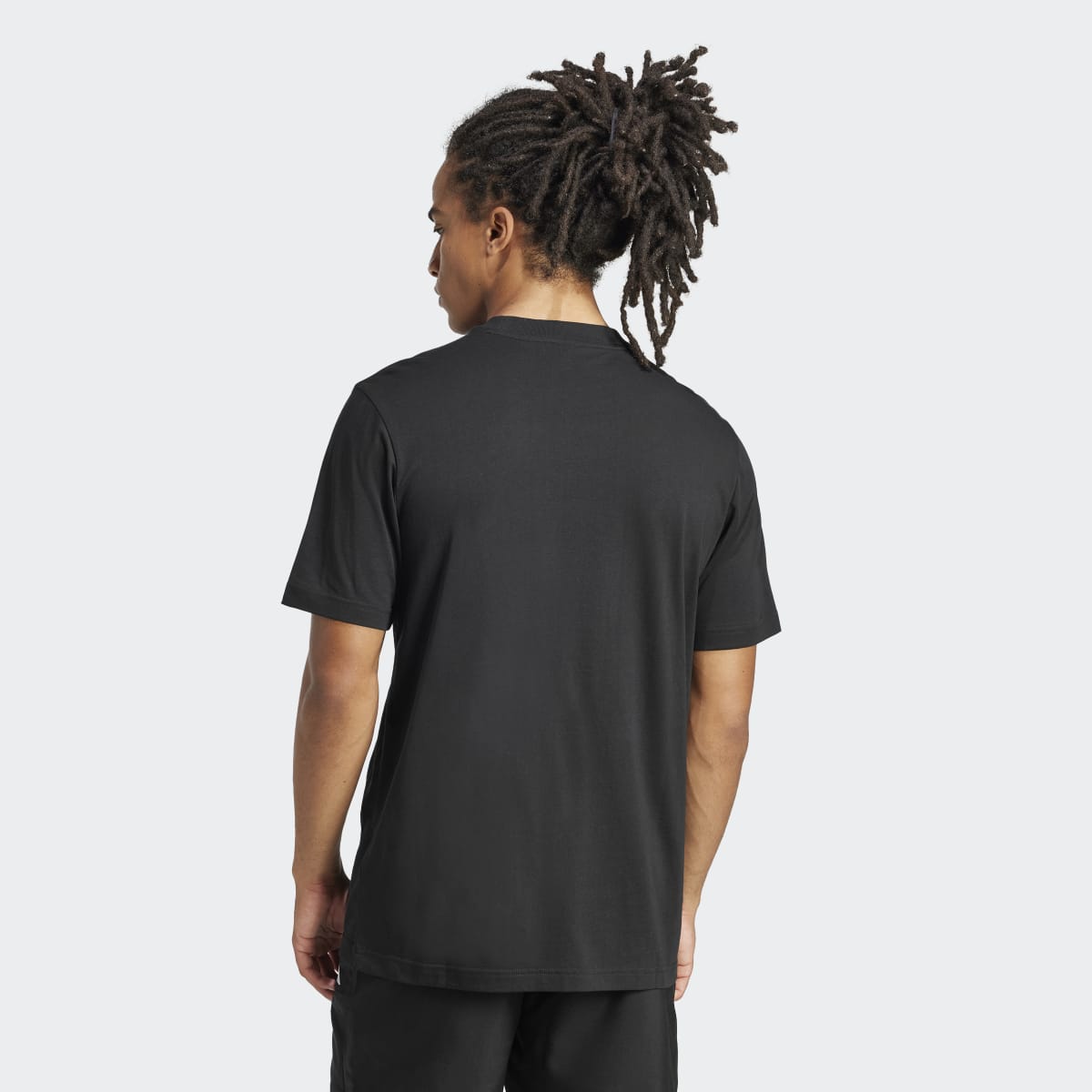 T-shirt de Homem Essentials Small Logo Single Jersey Preto-2