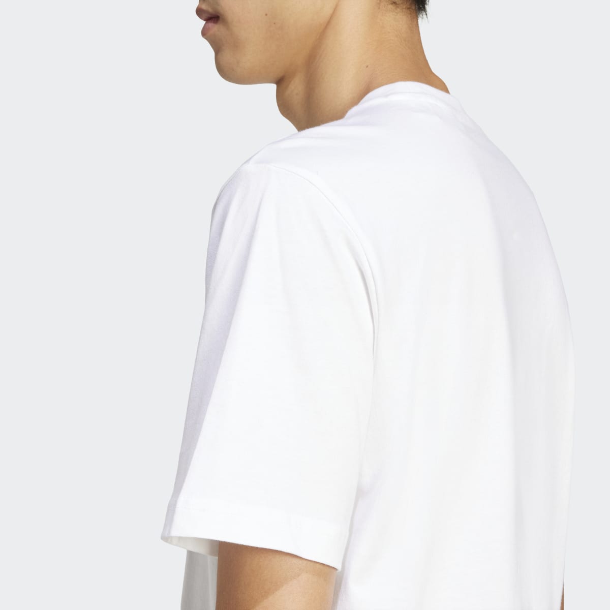 T-shirt de Homem House of Tiro Linear Graphic Branco-3