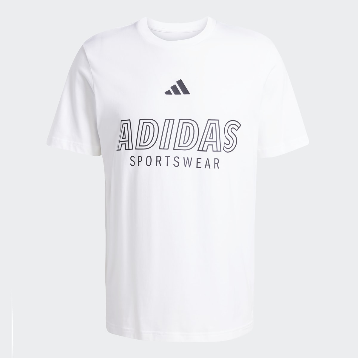 T-shirt de Homem House of Tiro Linear Graphic Branco-6