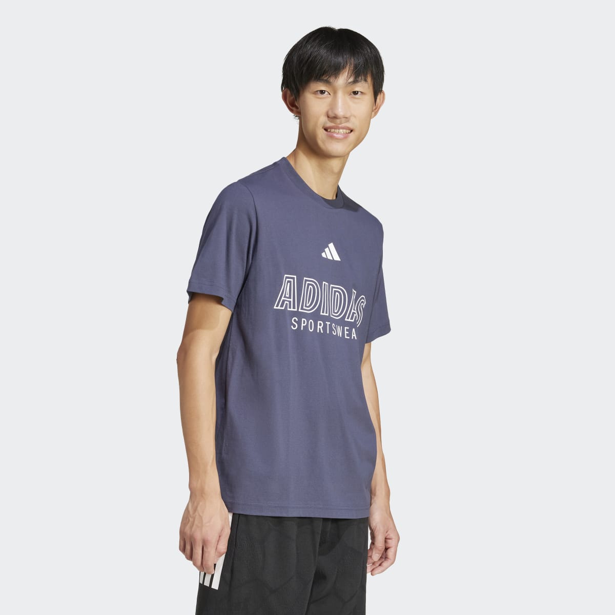 T-shirt de Homem House of Tiro Linear Graphic Azul-5