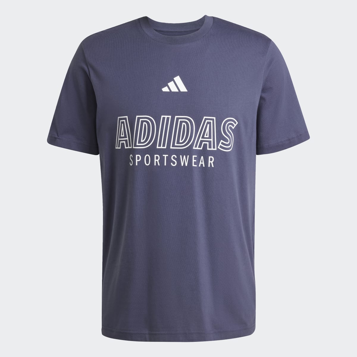 T-shirt de Homem House of Tiro Linear Graphic Azul-6
