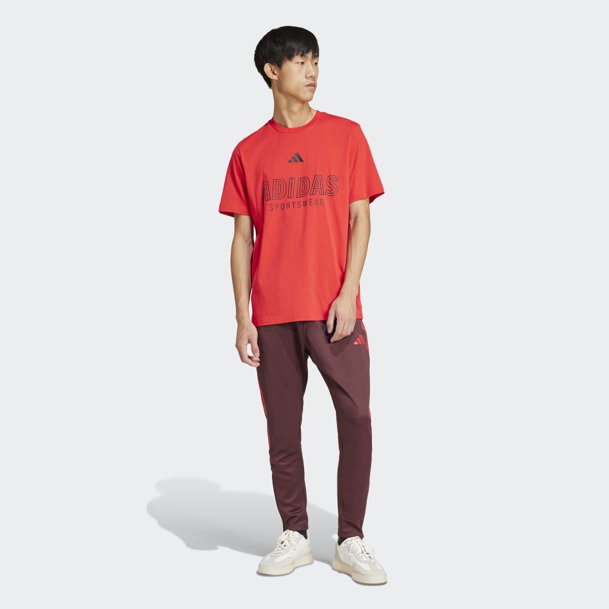T-shirt de Homem House of Tiro Linear Graphic Vermelho-5