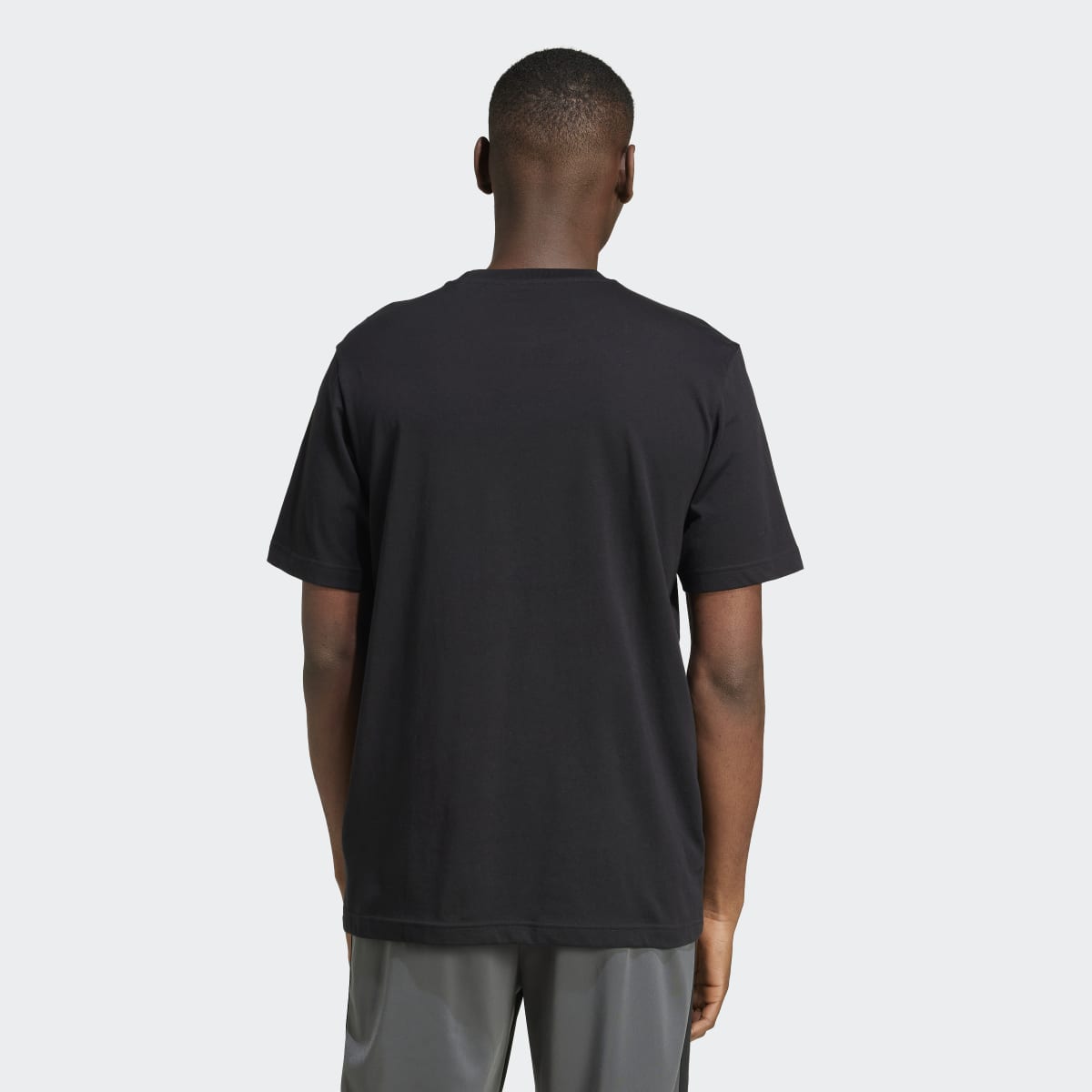 T-shirt de Homem Camo Linear Graphic Preto-2