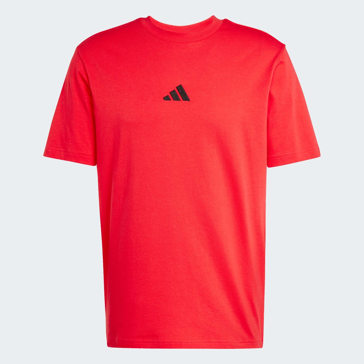 T-shirt de Homem Essentials Small Logo Single Jersey Vermelho-5