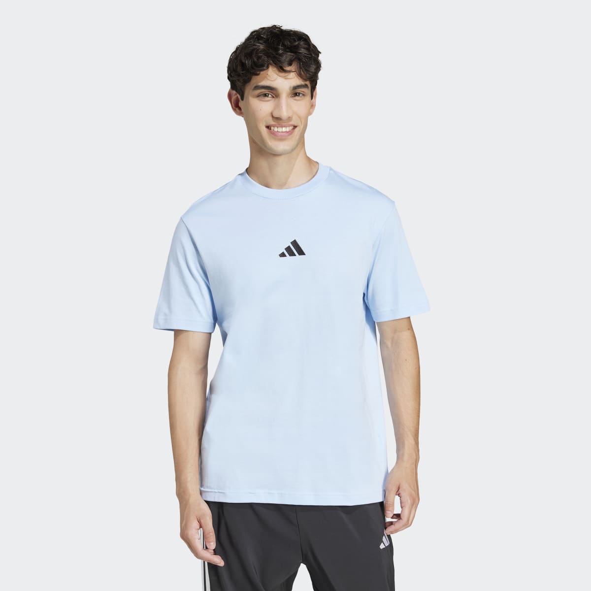 T-shirt de homem Essentials Adidas Azul-1