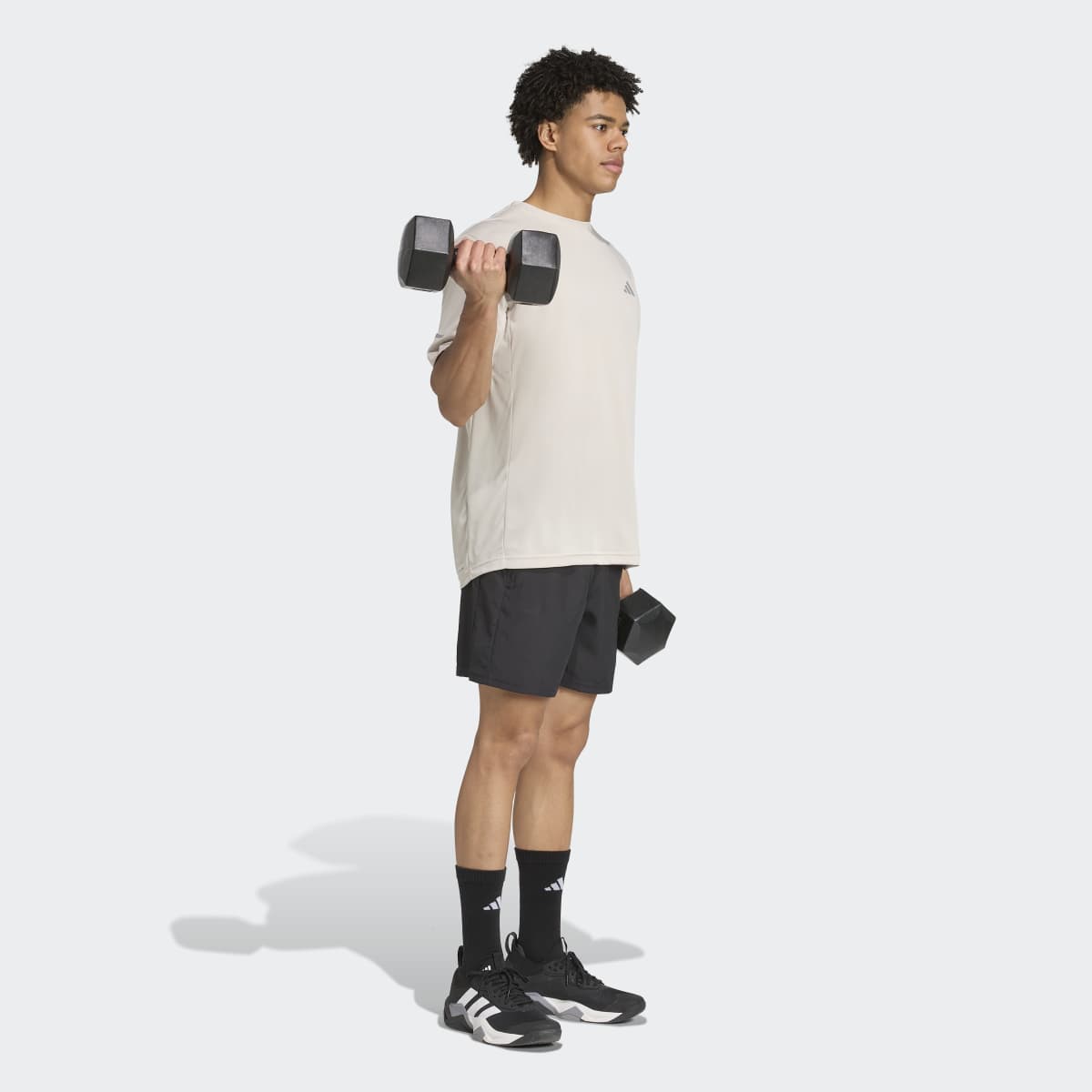 T-shirt de Homem Training Essentials Holiday Pack Bege-3