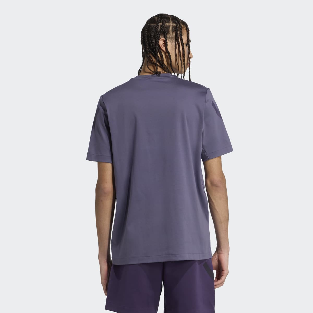 T-shirt de homem Z.N.E. adidas Violeta-2