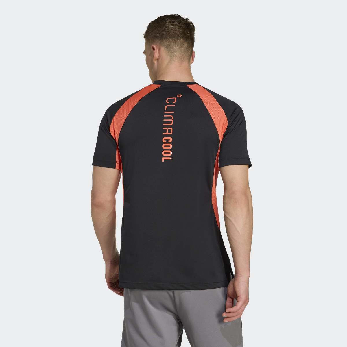 T-shirt de Homem Tech Apparel Climacool Preto-2