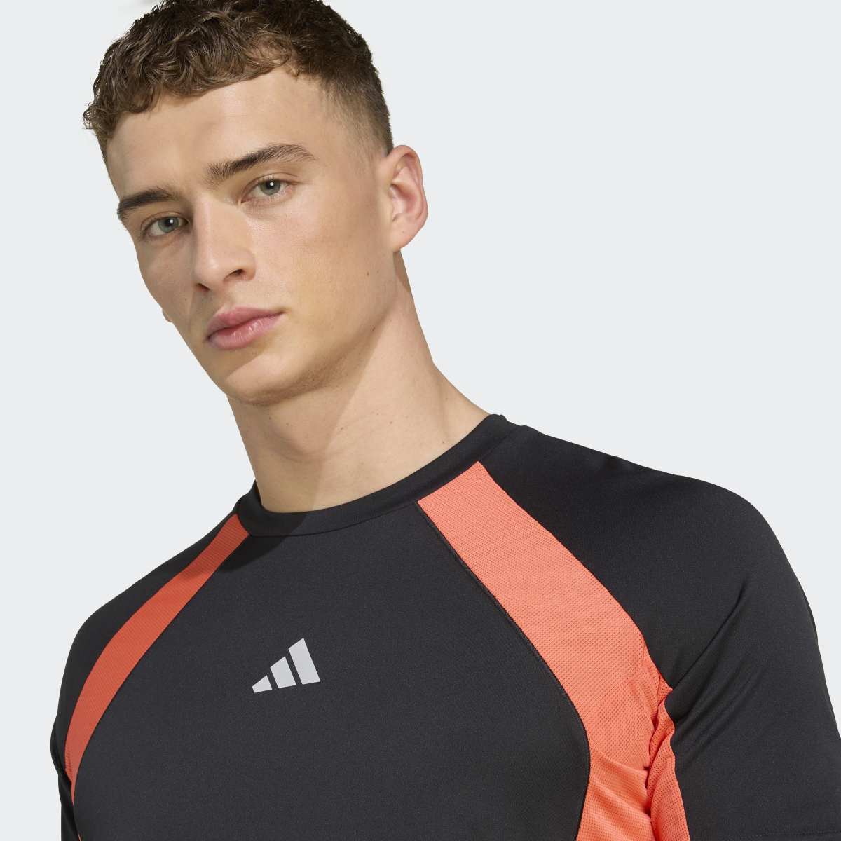 T-shirt de Homem Tech Apparel Climacool Preto-4