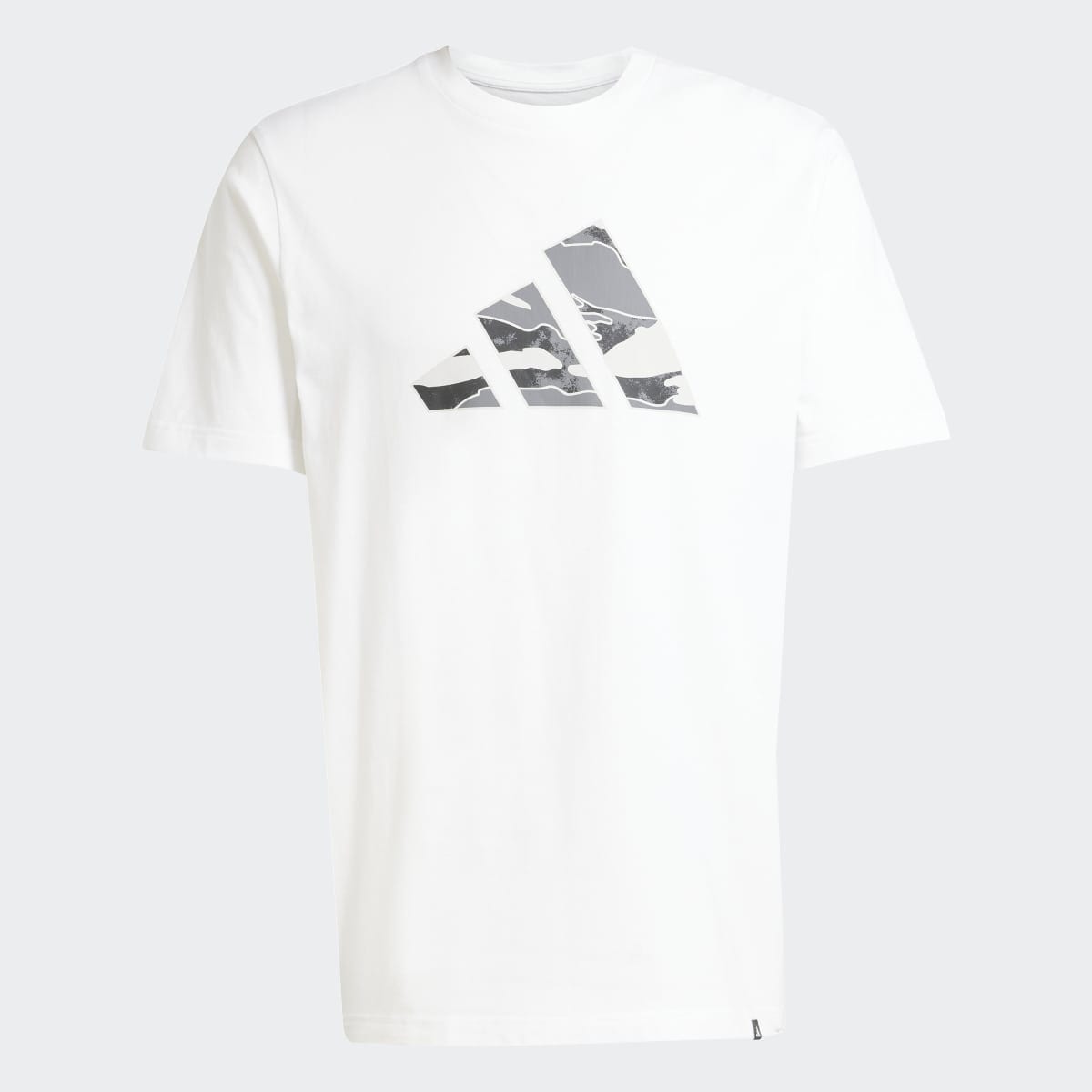 T-shirt de Homem Camo Logo Branco-6