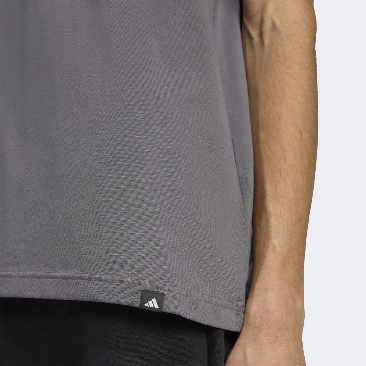 T-shirt de Homem Camo Logo Cinzento-6