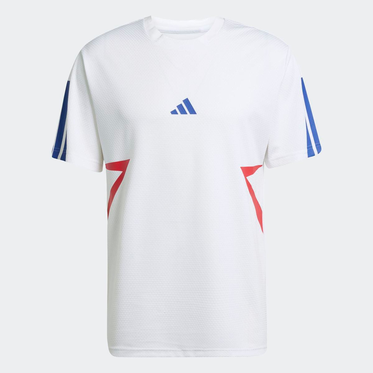 T-shirt de Homem House of Tiro Colorblock Branco-6