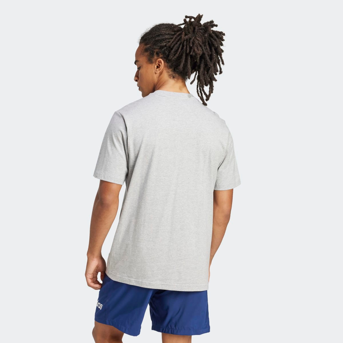 T-shirt de Homem Essentials Linear Single Jersey Cinzento-2