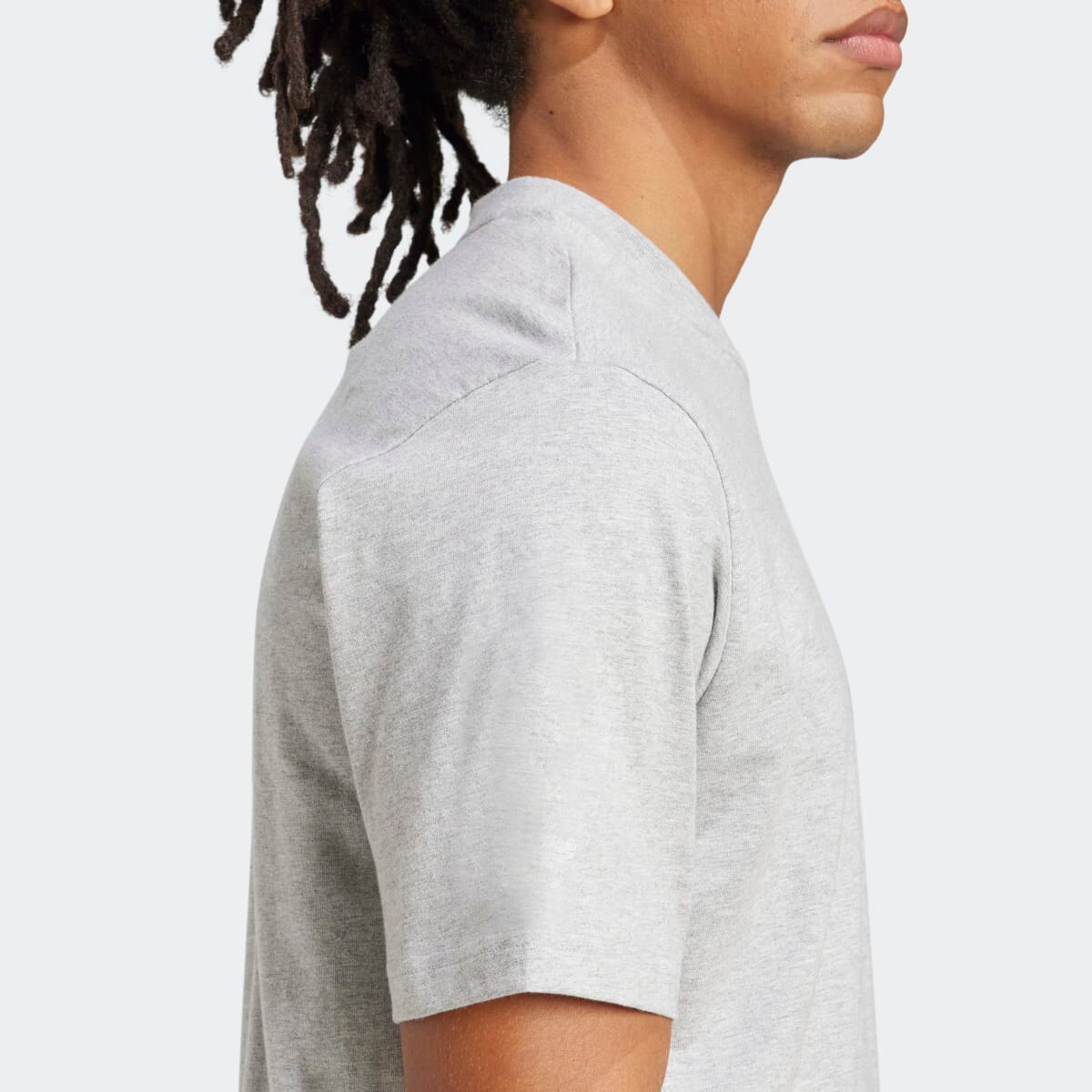 T-shirt de Homem Essentials Linear Single Jersey Cinzento-5