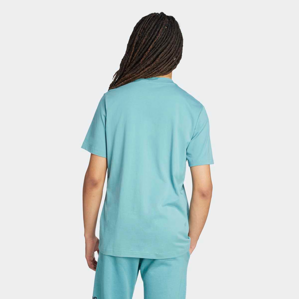 T-shirt de Homem Essentials Linear Single Jersey Turquesa-2