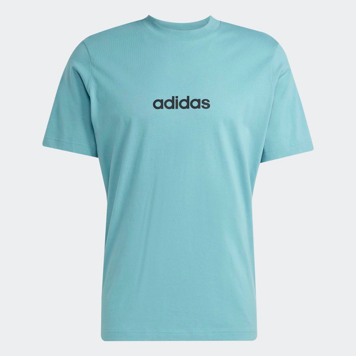 T-shirt de Homem Essentials Linear Single Jersey Turquesa-7