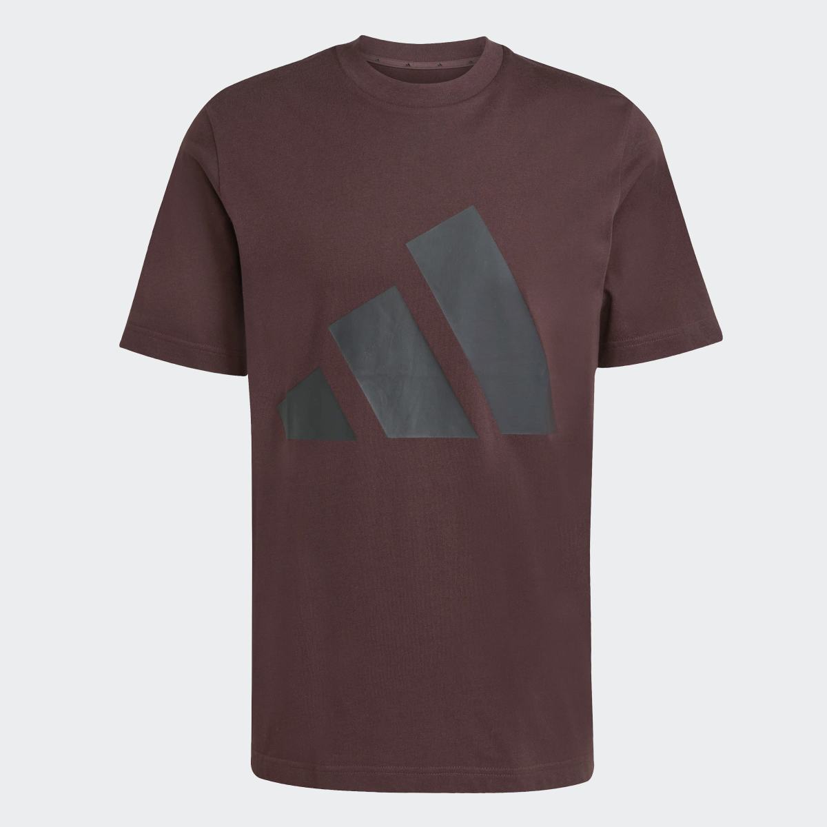 T-shirt de Homem Essentials Big Logo adidas Castanho-6