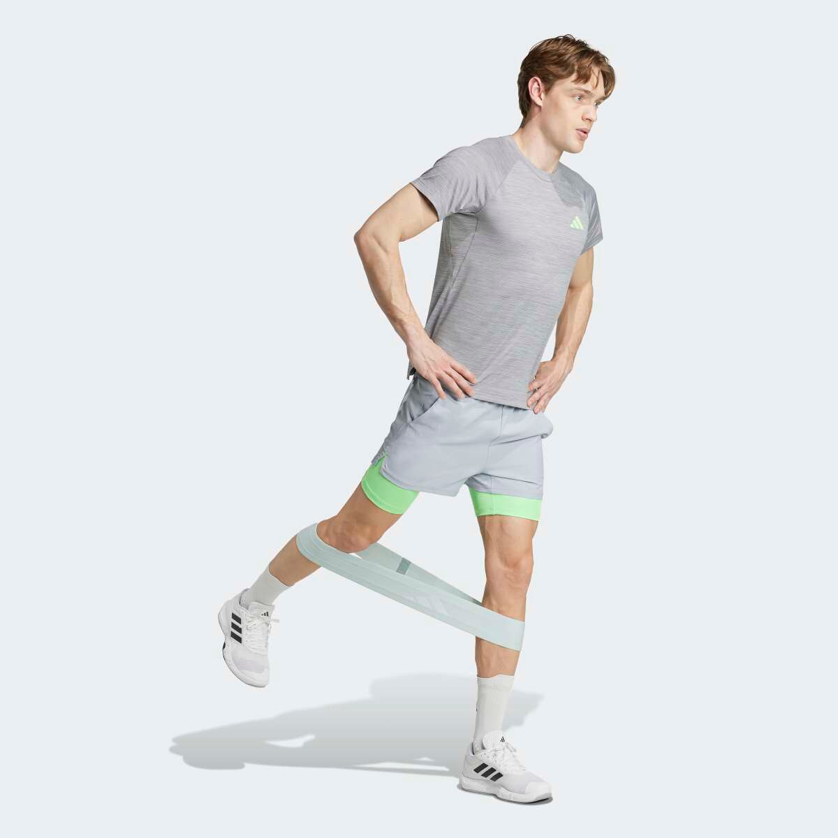 T-shirt de Homem Gym+ Cinzento-5