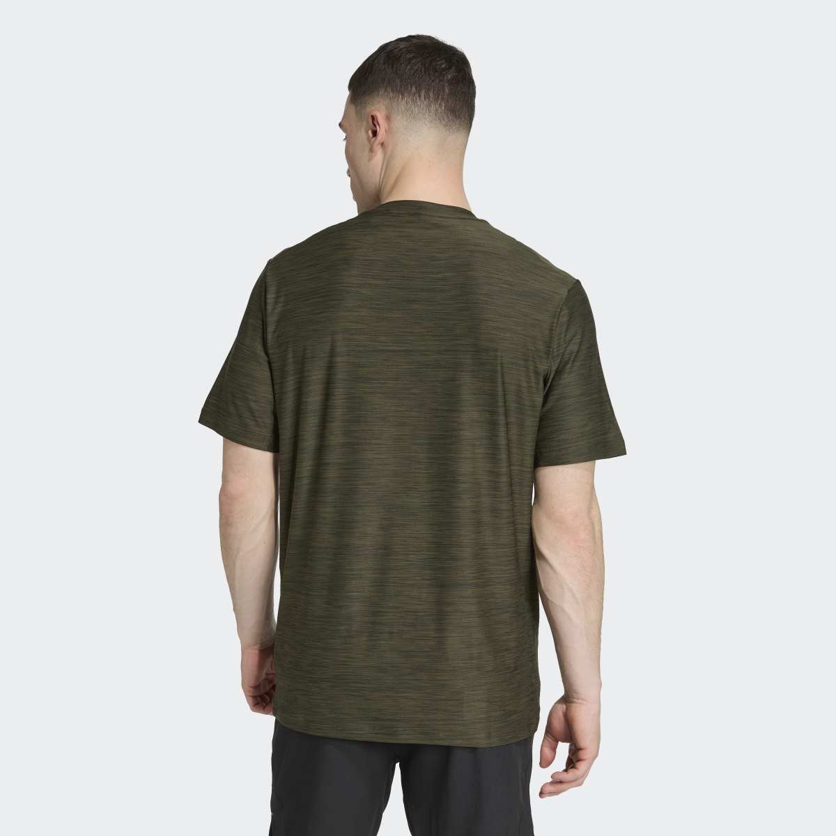 T-shirt de Homem Train Essentials Stretch Training Verde-2
