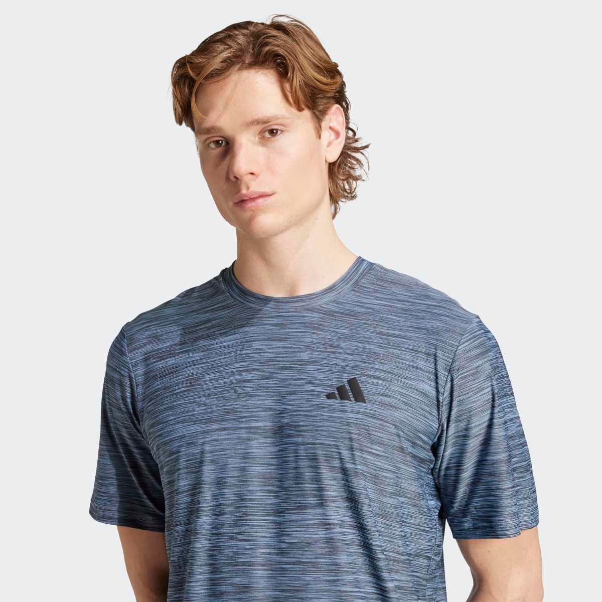 T-shirt de Homem Train Essentials Stretch Training Azul-4