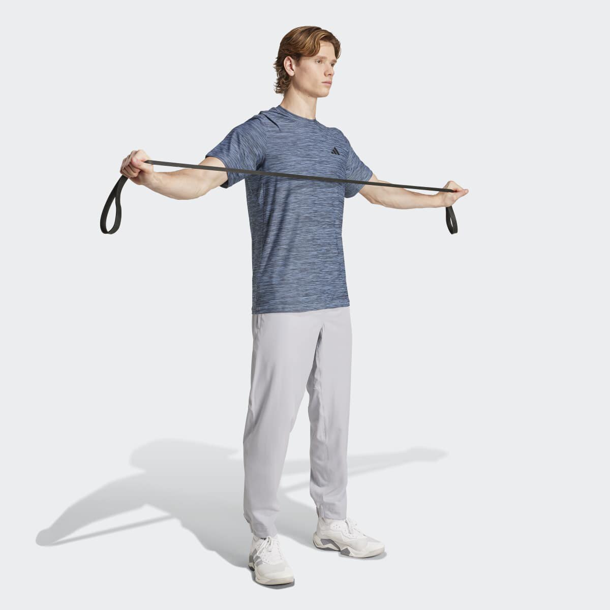 T-shirt de Homem Train Essentials Stretch Training Azul-5