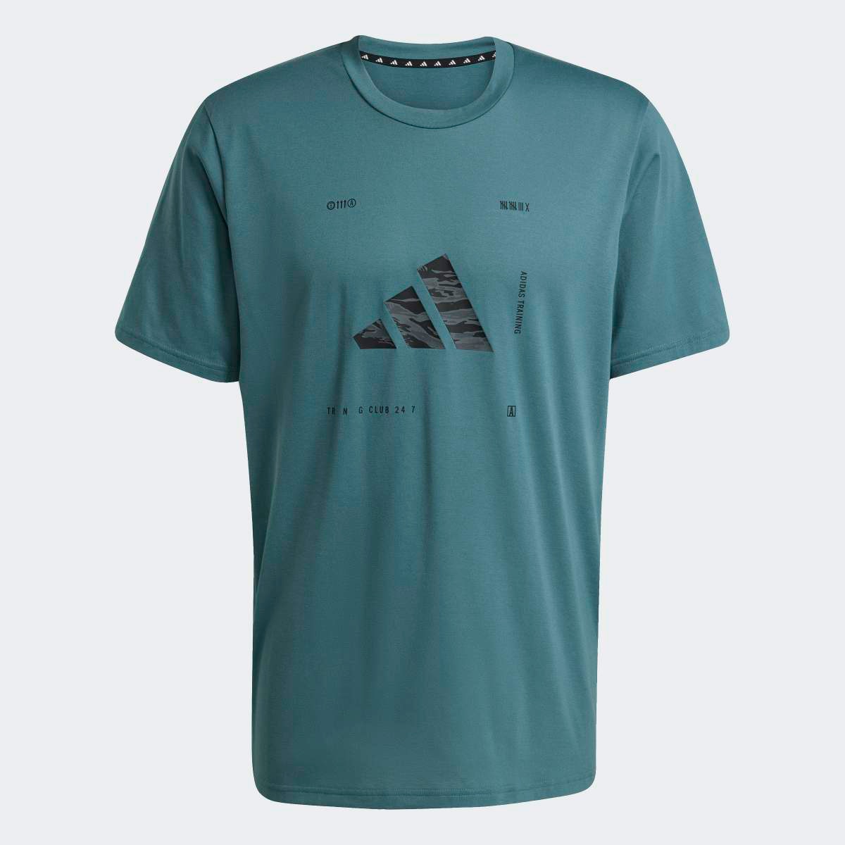 T-shirt de Homem Climacool Training Camo Logo Graphic Violeta-6