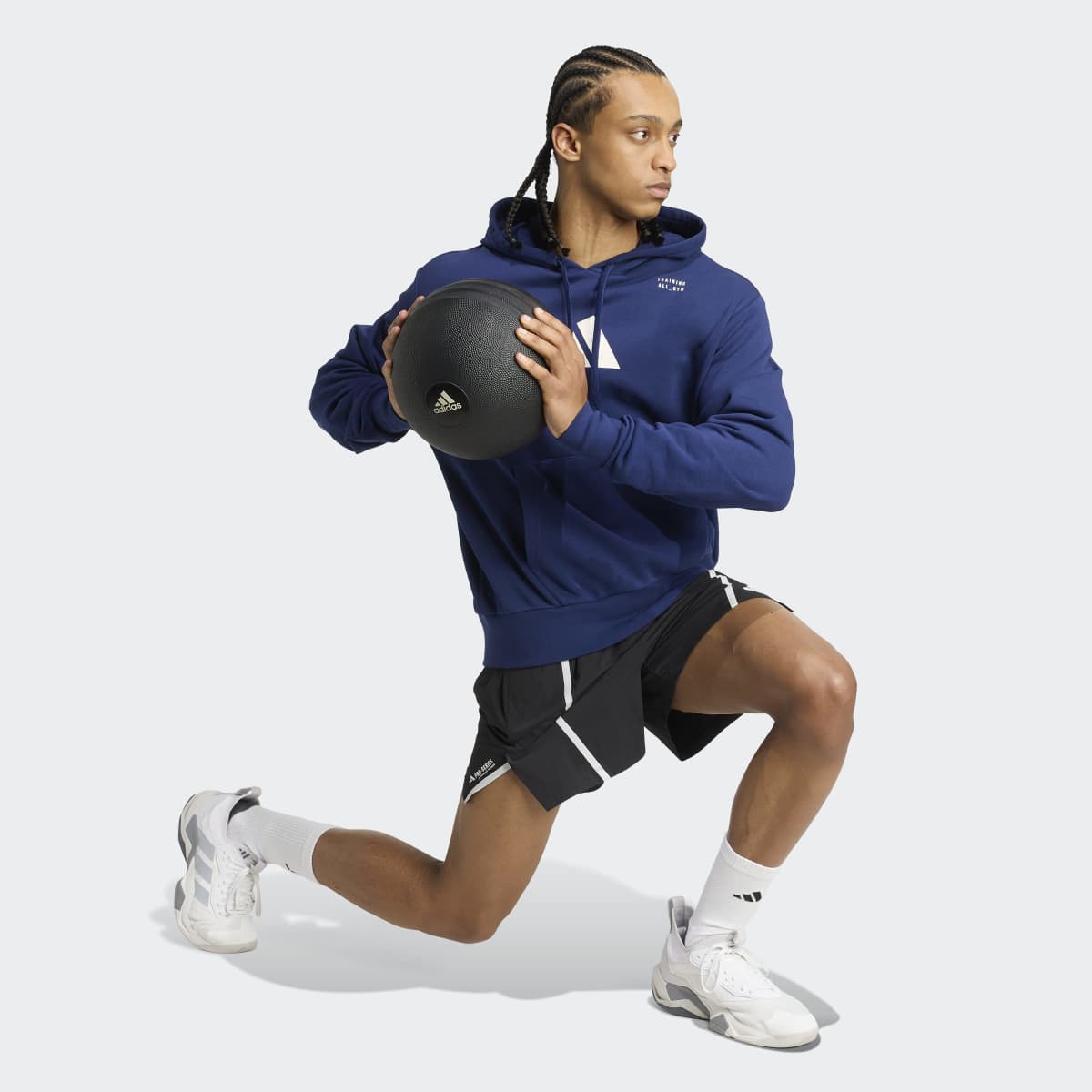 Sweatshirt de Homem Category Training Graphic Azul-escuro-7