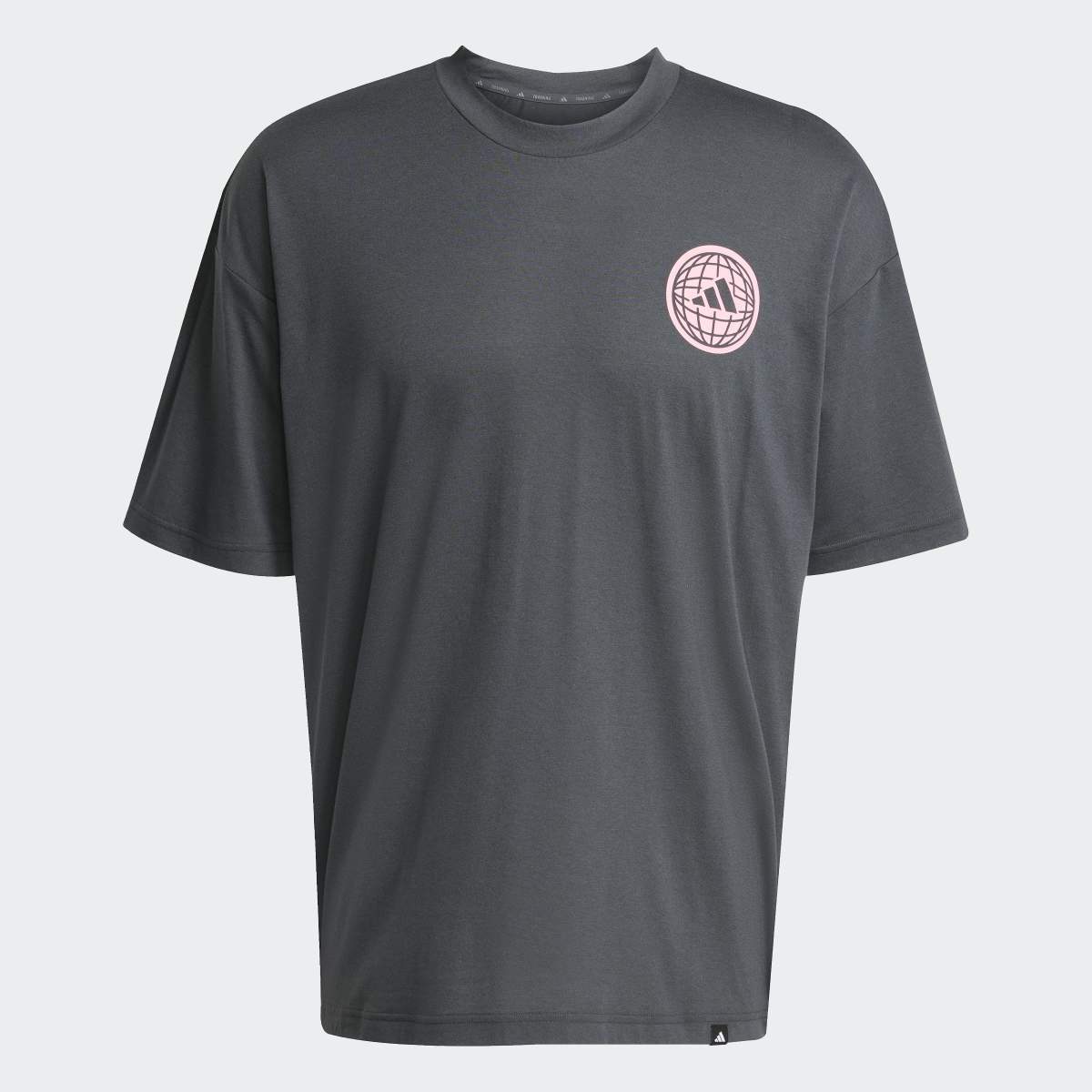 T-shirt de Homem Power Graphic Cinzento-6