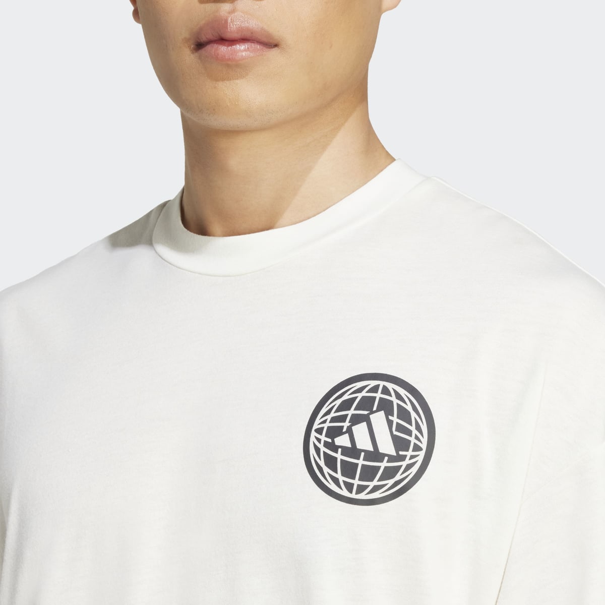 T-shirt de Homem Power Graphic Branco-4