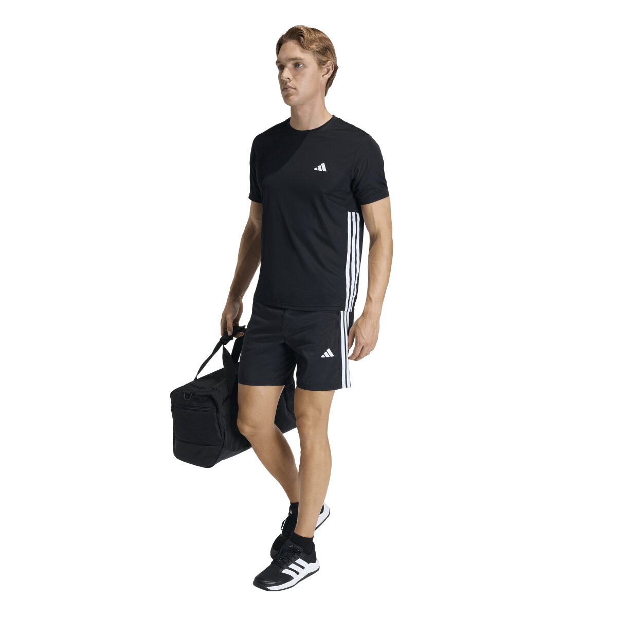 T-shirt de Homem Workout Essentials Preto-4