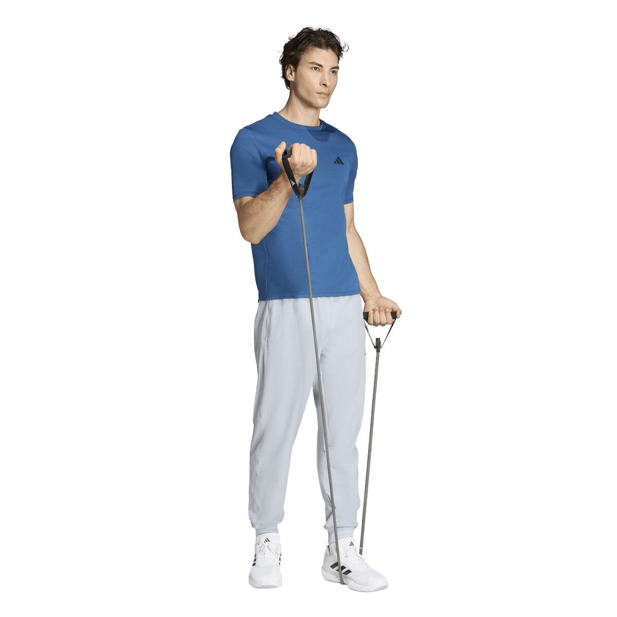 T-shirt de Homem Workout Essentials Azul-4