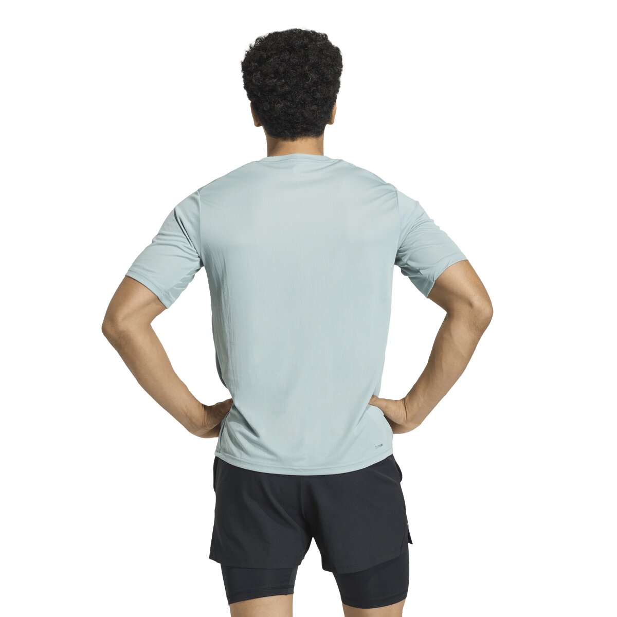 T-shirt de Homem Workout Essentials Verde-3