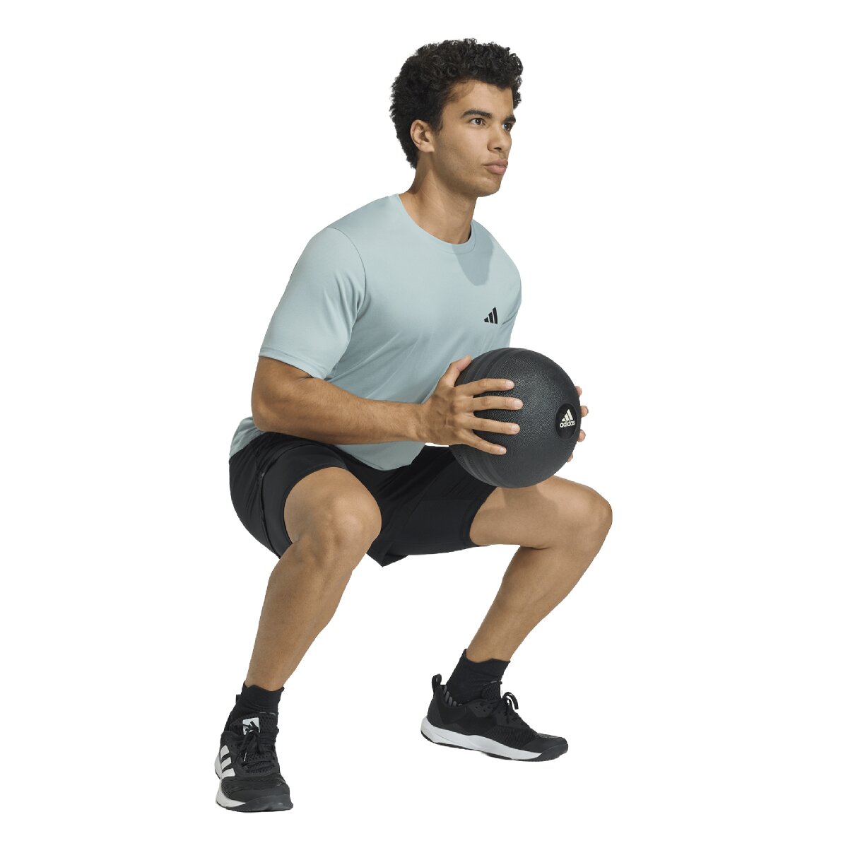 T-shirt de Homem Workout Essentials Verde-4
