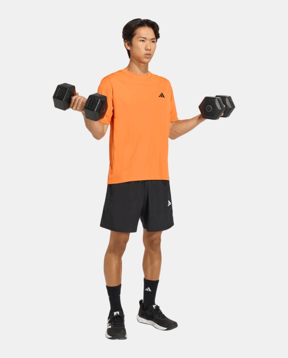 T-shirt de Homem Workout Essentials Laranja-5