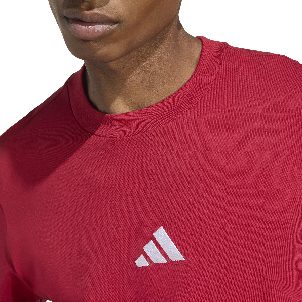 T-shirt de homem Essentials adidas Bordeaux-6