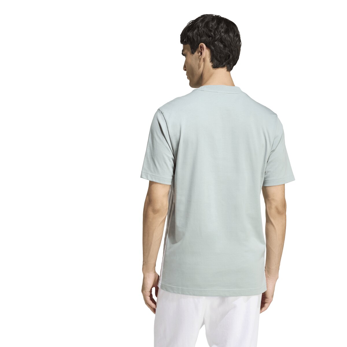 T-shirt de homem Essentials adidas Verde-3
