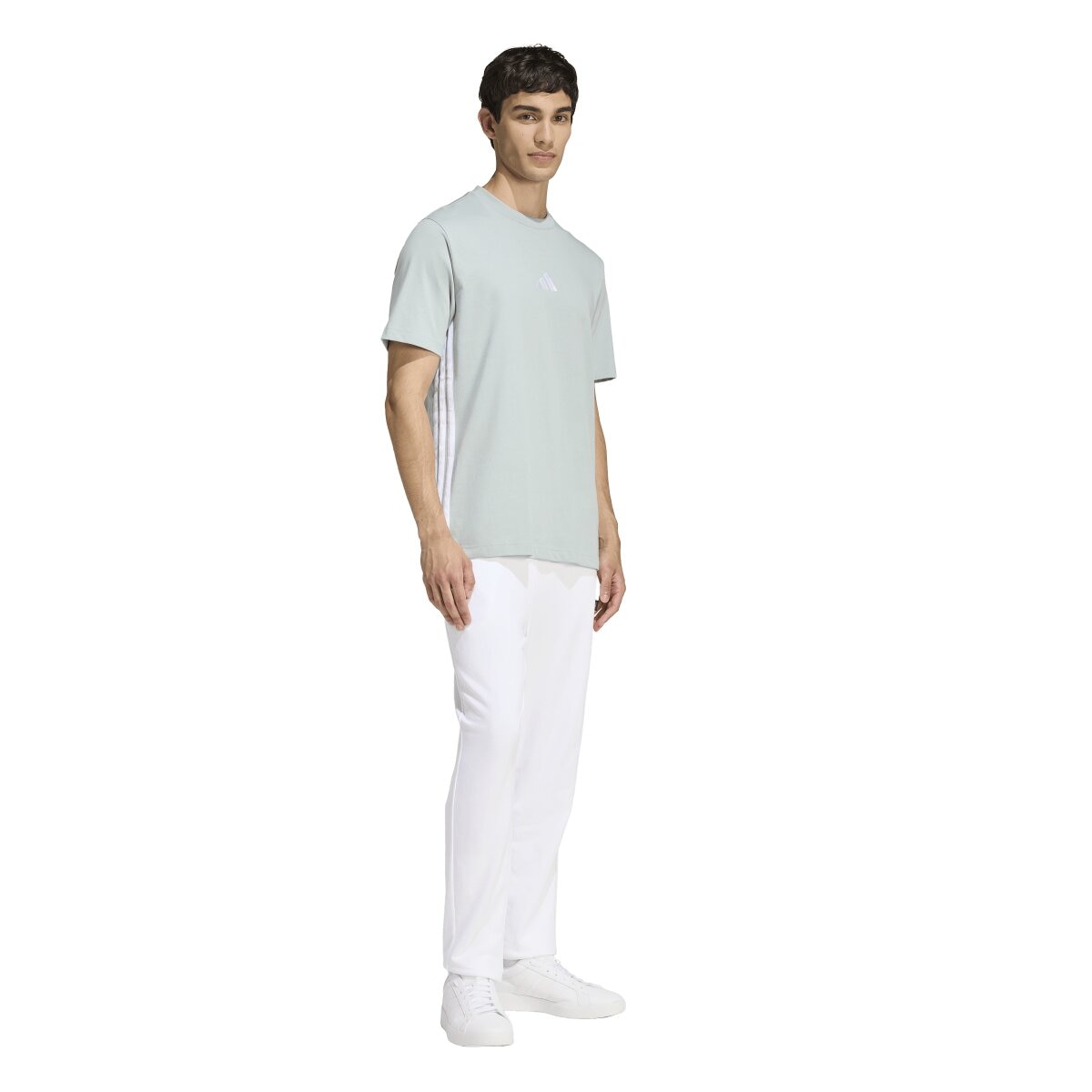 T-shirt de homem Essentials adidas Verde-4