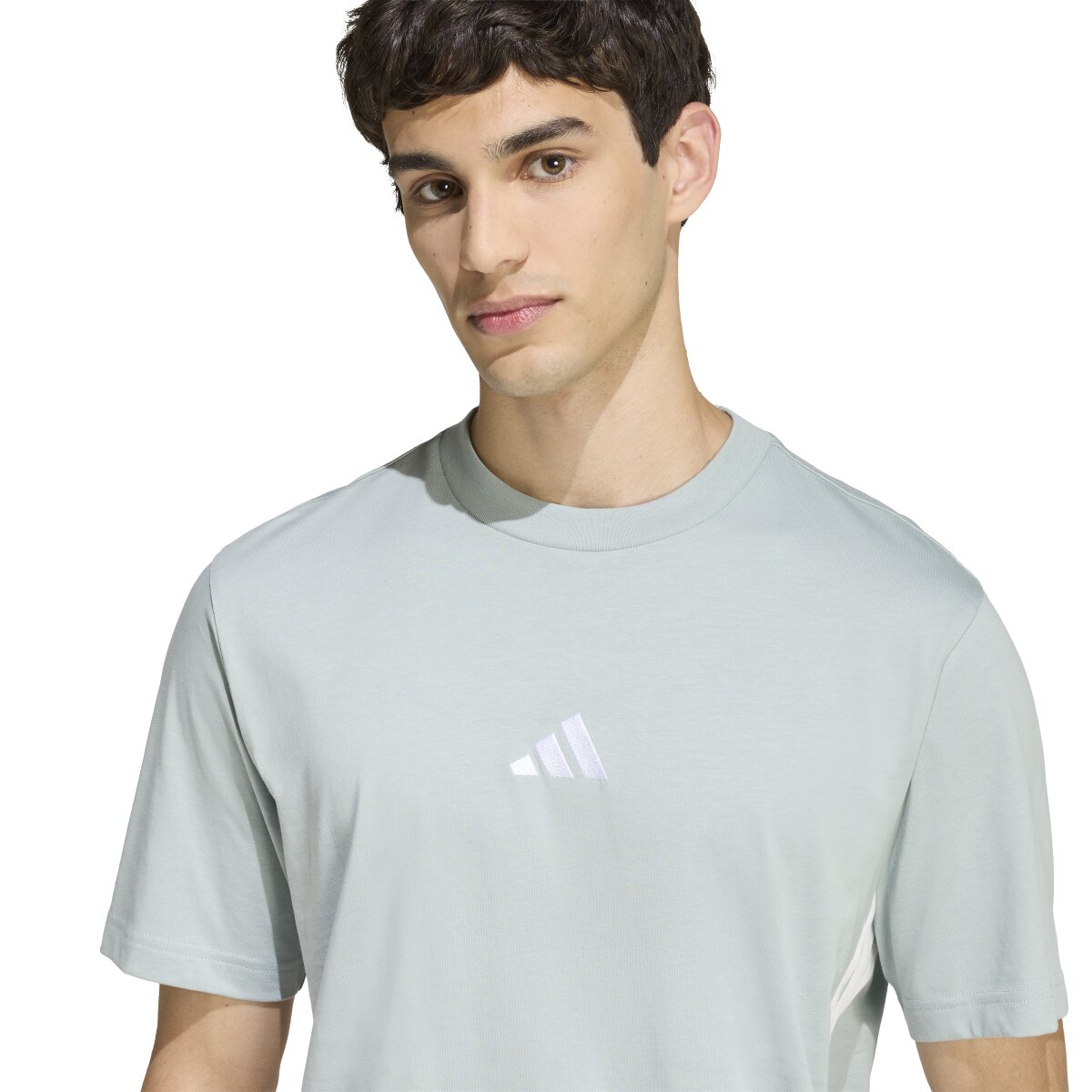 T-shirt de homem Essentials adidas Verde-5