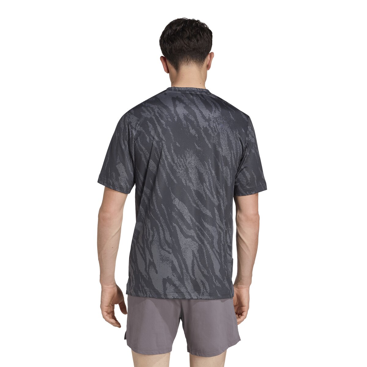 T-shirt de Homem Workout Essentials Plus Cinzento-3