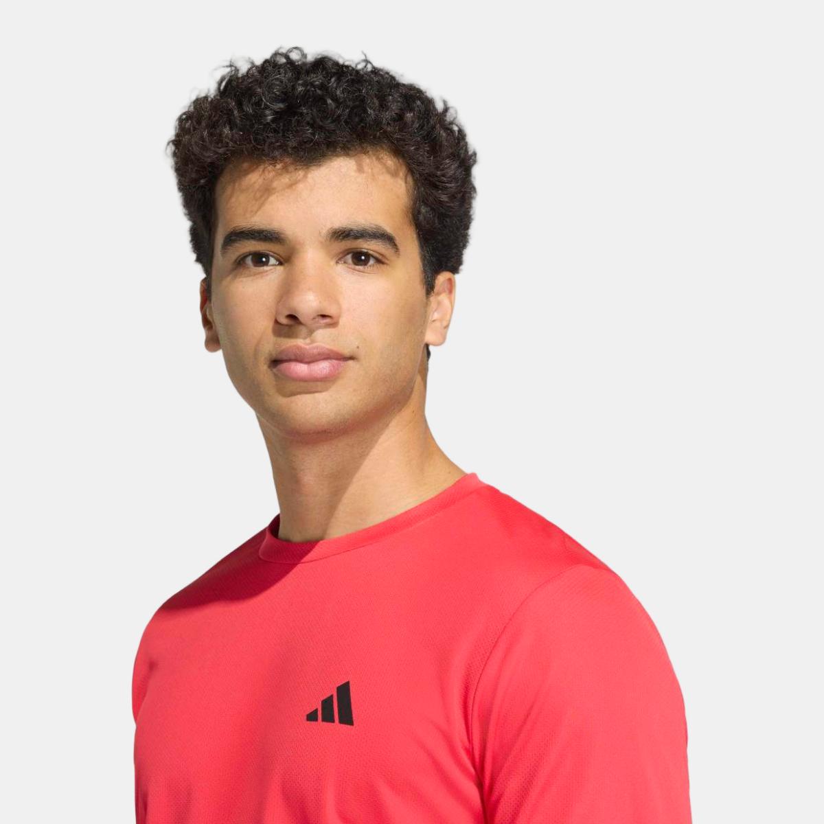 T-shirt de Homem Workout Essentials Base Vermelho-4