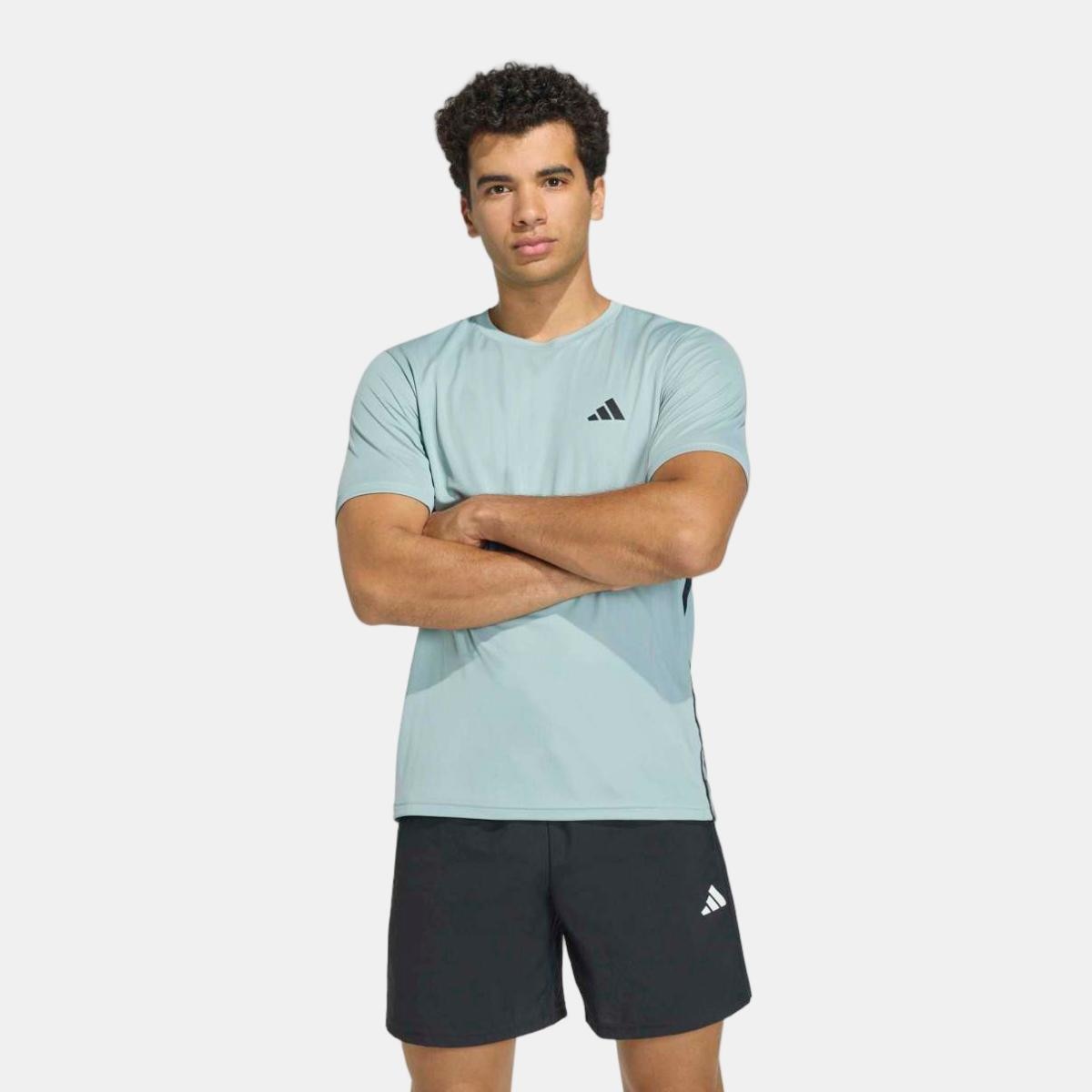 Camiseta de hombre Essentials Base adidas - Verde Verde-1