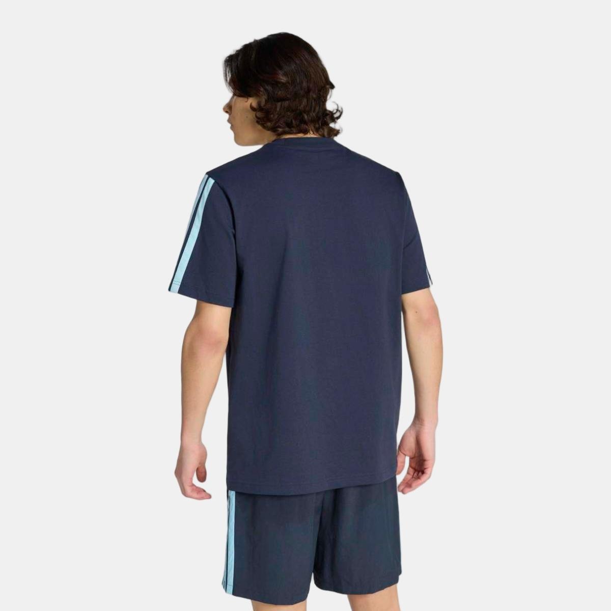 T-shirt de Homem 3 Stripe Azul-marinho-2